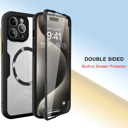 MagSafe Case for Apple iPhone 17 Pro, Techsuit, ColorVerse 360, Blue