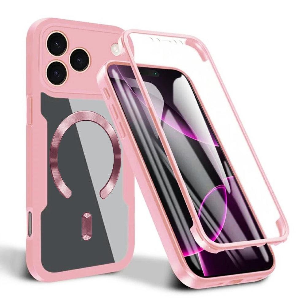 Funda MagSafe para Apple iPhone 17 Pro, Techsuit, ColorVerse 360, Rosa