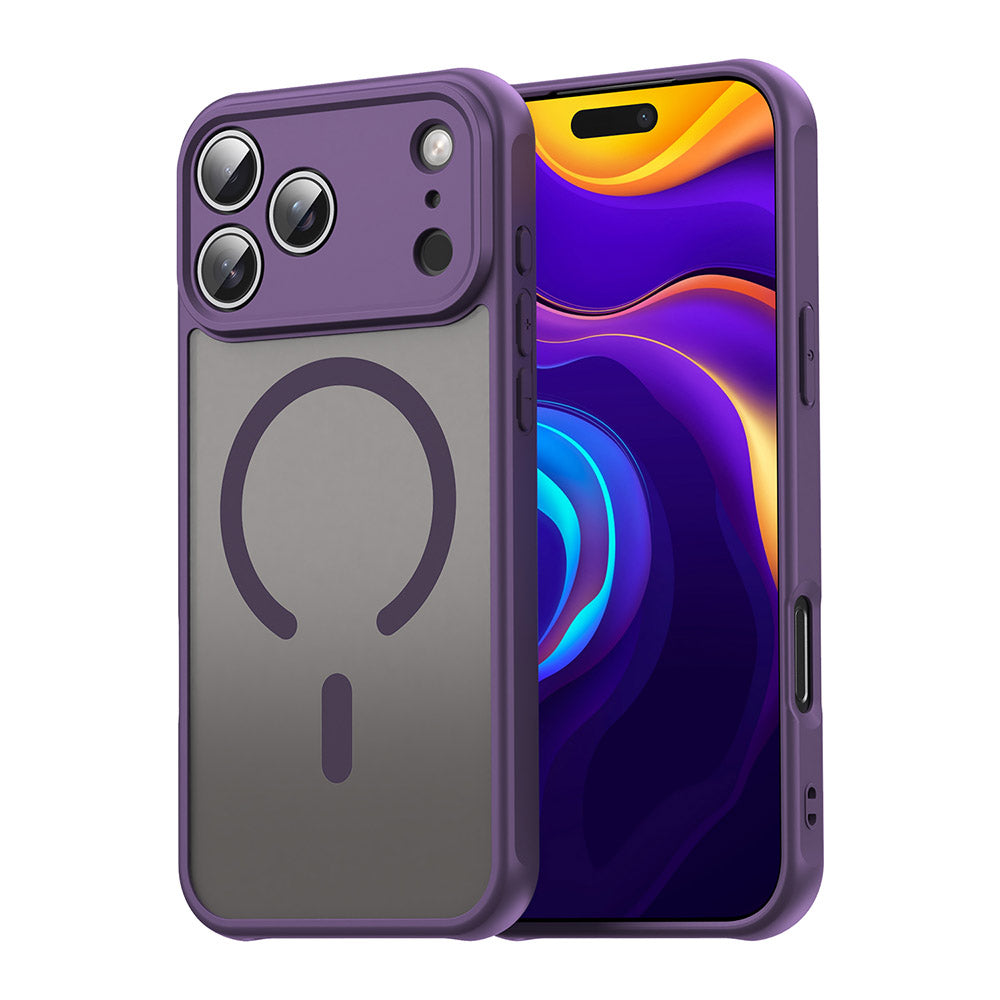 Funda MagSafe para Apple iPhone 17 Pro, Techsuit, HaloFrost II, Morado