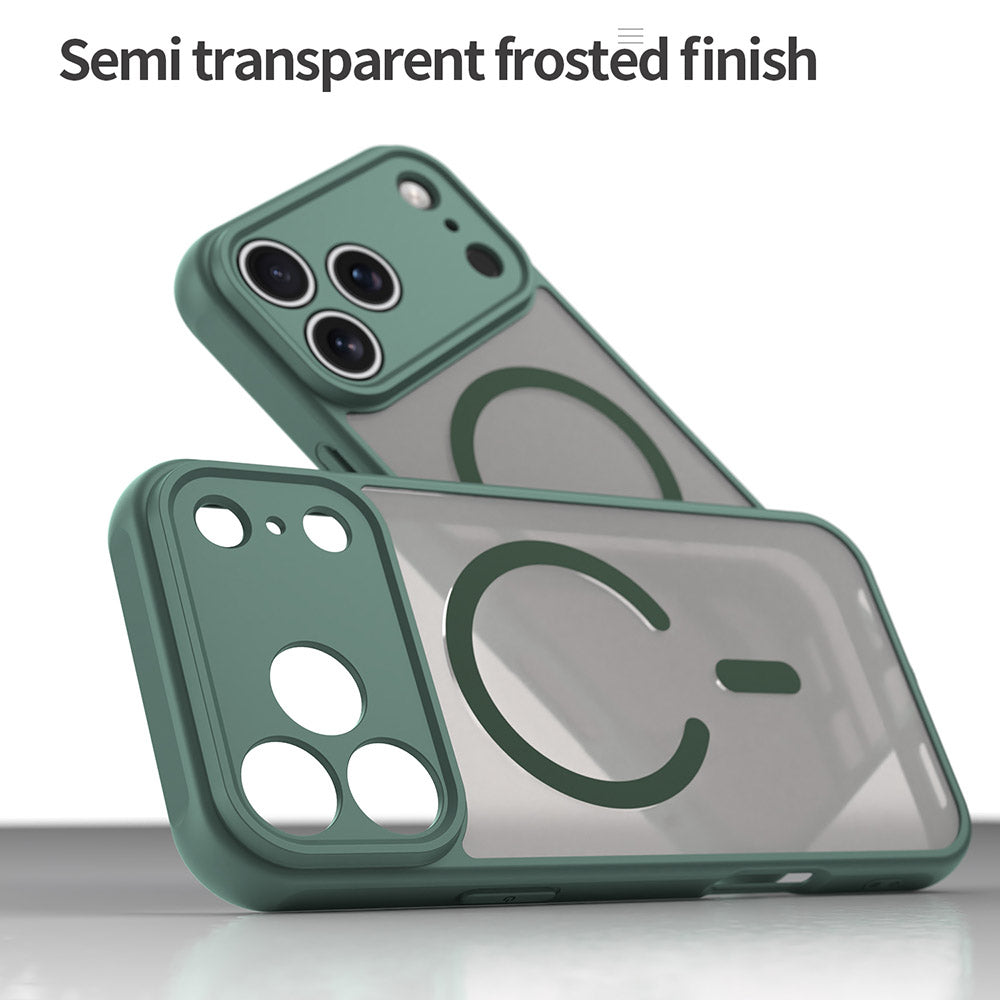 Funda MagSafe para Apple iPhone 17 Pro, Techsuit, HaloFrost II, Verde