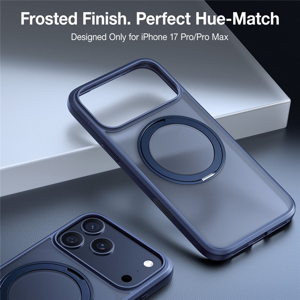 Funda MagSafe para Apple iPhone 17 Pro, Torras, Ostand Pro, Azul Marino