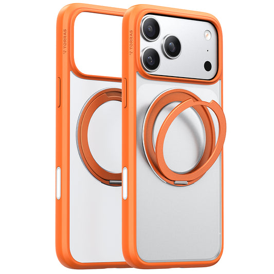 Funda MagSafe para Apple iPhone 17 Pro, Torras, Ostand Pro, Naranja