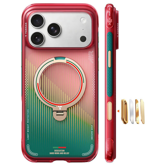 Funda MagSafe para Apple iPhone 17 Pro, Torras, Ostand Q3 Air, Glory Slash