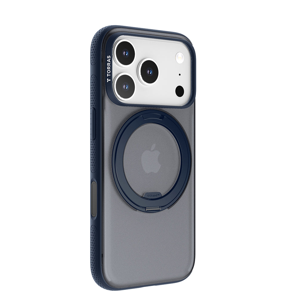 MagSafe Case for Apple iPhone 17 Pro, Torras, Ostand R Fitness, Navy Blue