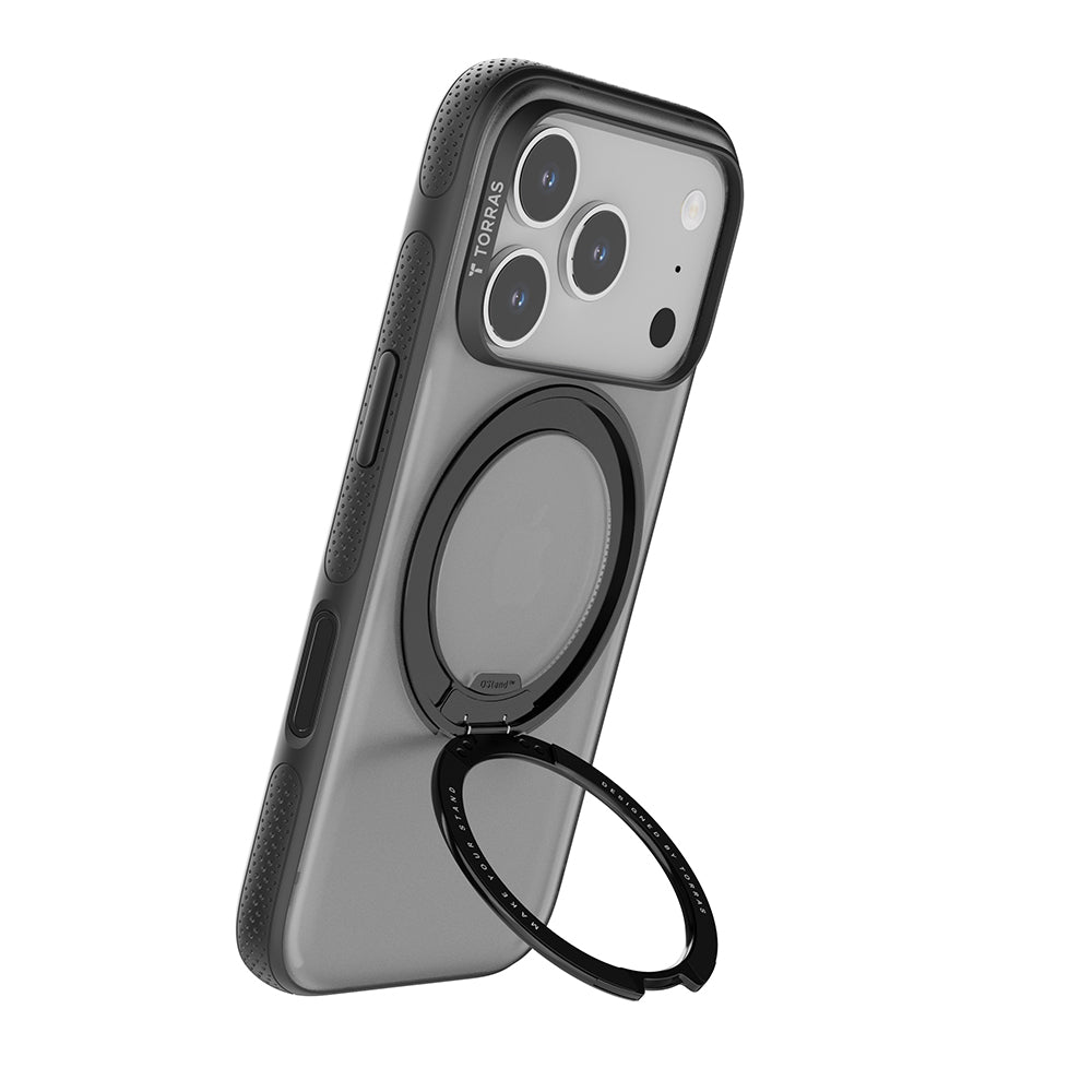 Funda MagSafe para Apple iPhone 17 Pro, Torras, Ostand R Fitness, Negra