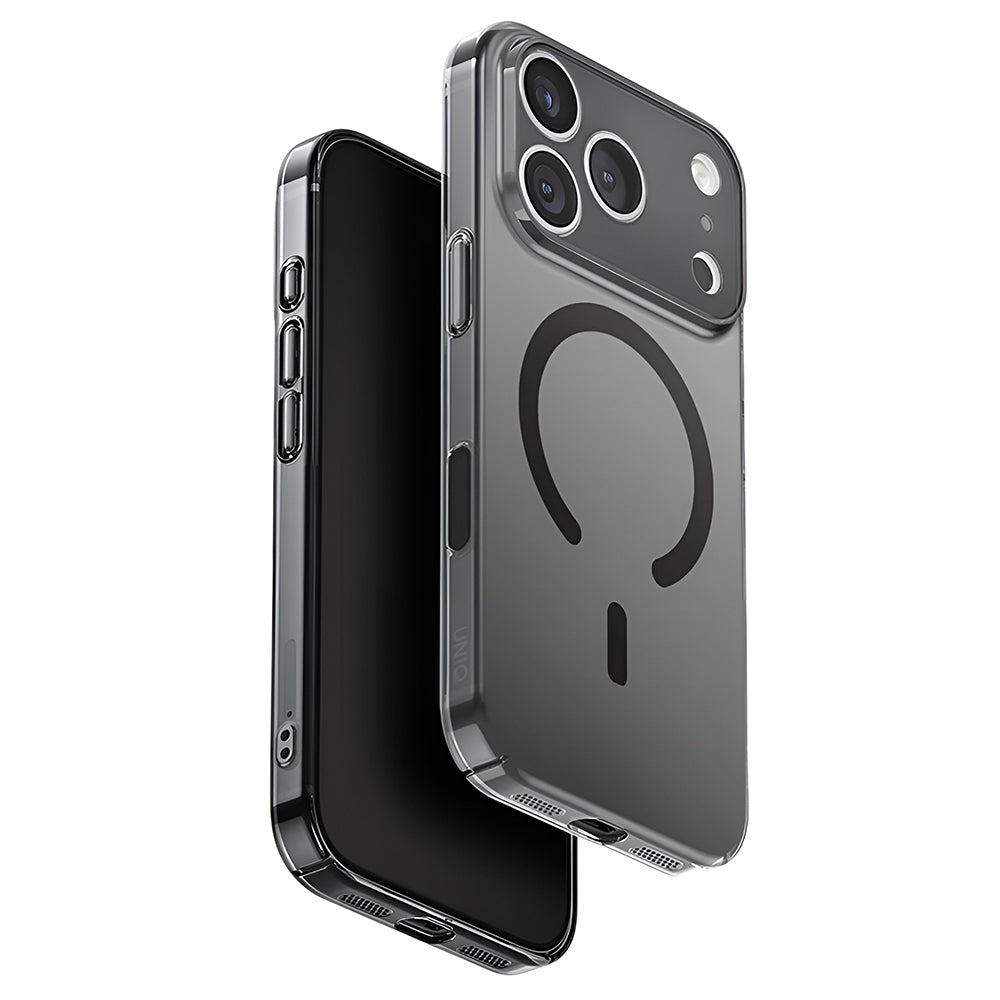 Funda MagSafe para Apple iPhone 17 Pro, UNIQ, AirSuit MagClick, Negra