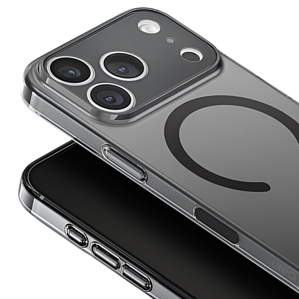 Funda MagSafe para Apple iPhone 17 Pro, UNIQ, AirSuit MagClick, Negra