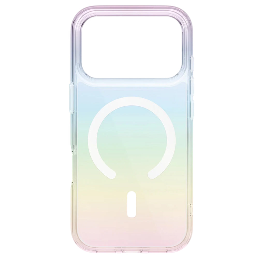 Funda MagSafe para Apple iPhone 17 Pro, UNIQ, Iridescia MagClick, Multicolor