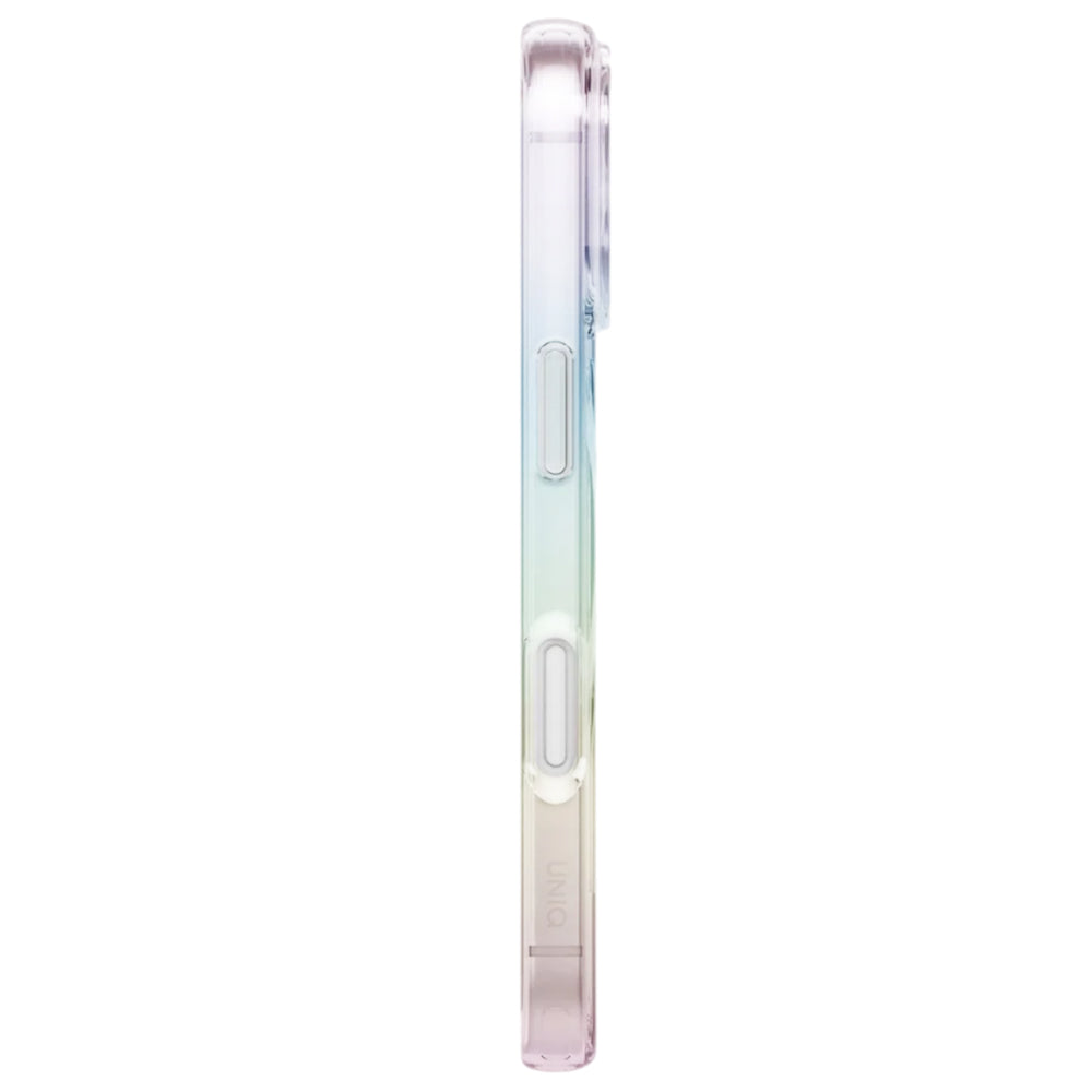 Funda MagSafe para Apple iPhone 17 Pro, UNIQ, Iridescia MagClick, Multicolor