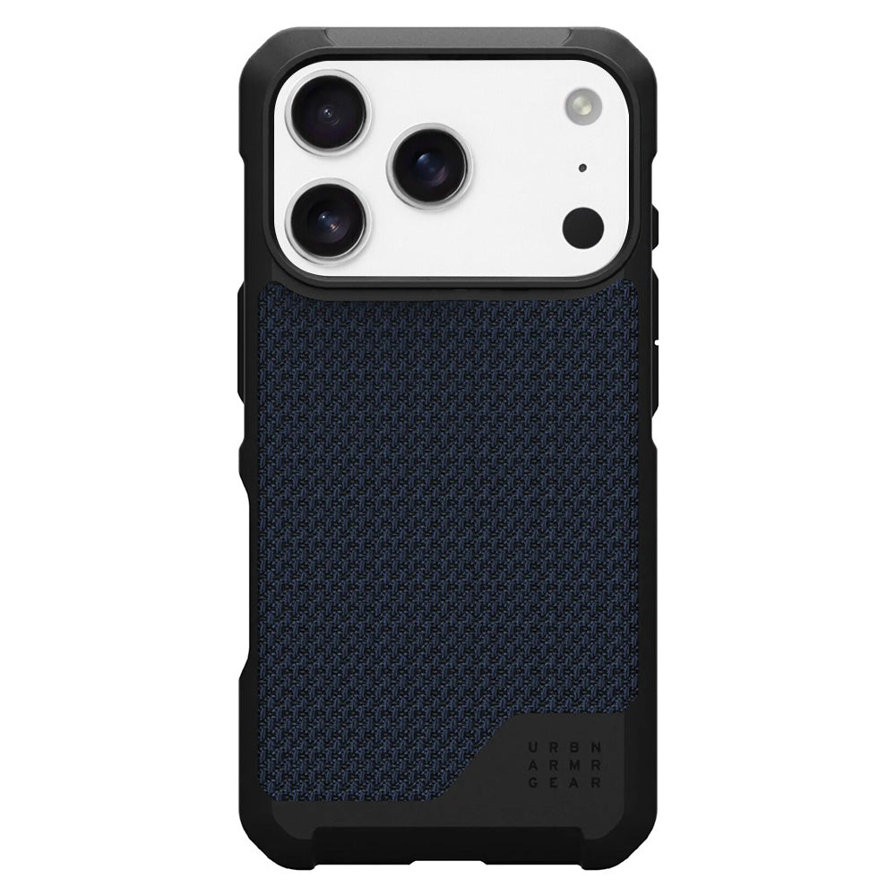 Funda MagSafe para Apple iPhone 17 Pro, Urban Armor Gear, Metropolis LT Kevlar, Azul Marino
