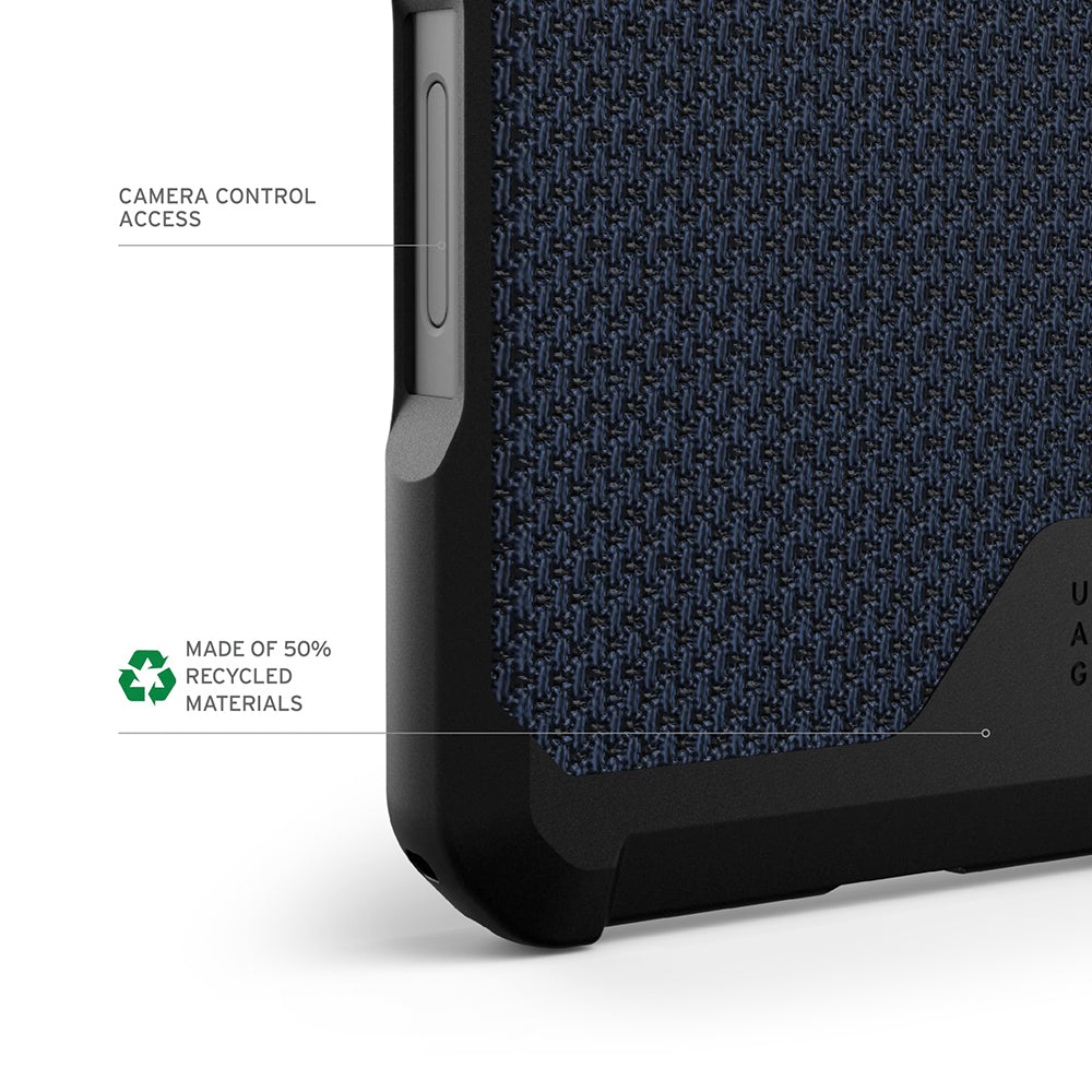 Funda MagSafe para Apple iPhone 17 Pro, Urban Armor Gear, Metropolis LT Kevlar, Azul Marino