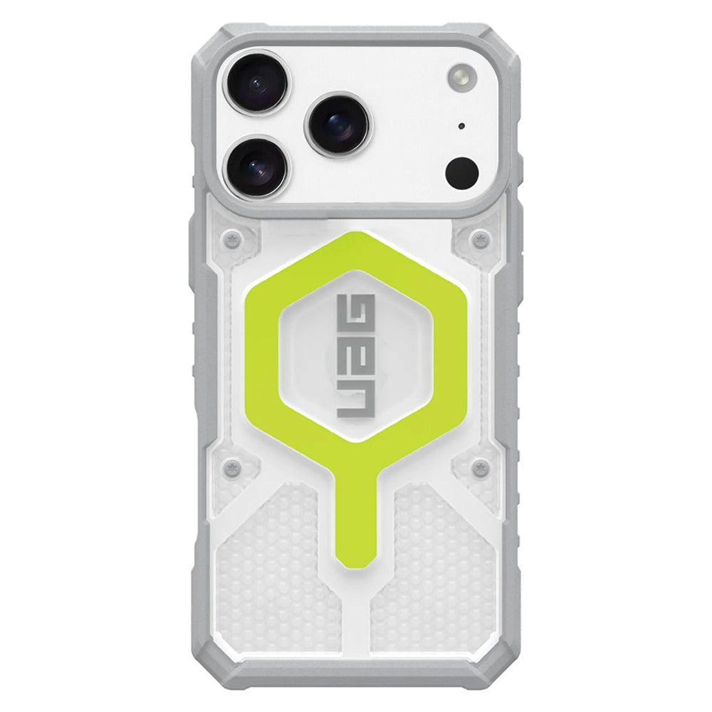Funda MagSafe para Apple iPhone 17 Pro, Urban Armor Gear, Pathfinder Clear, Verde