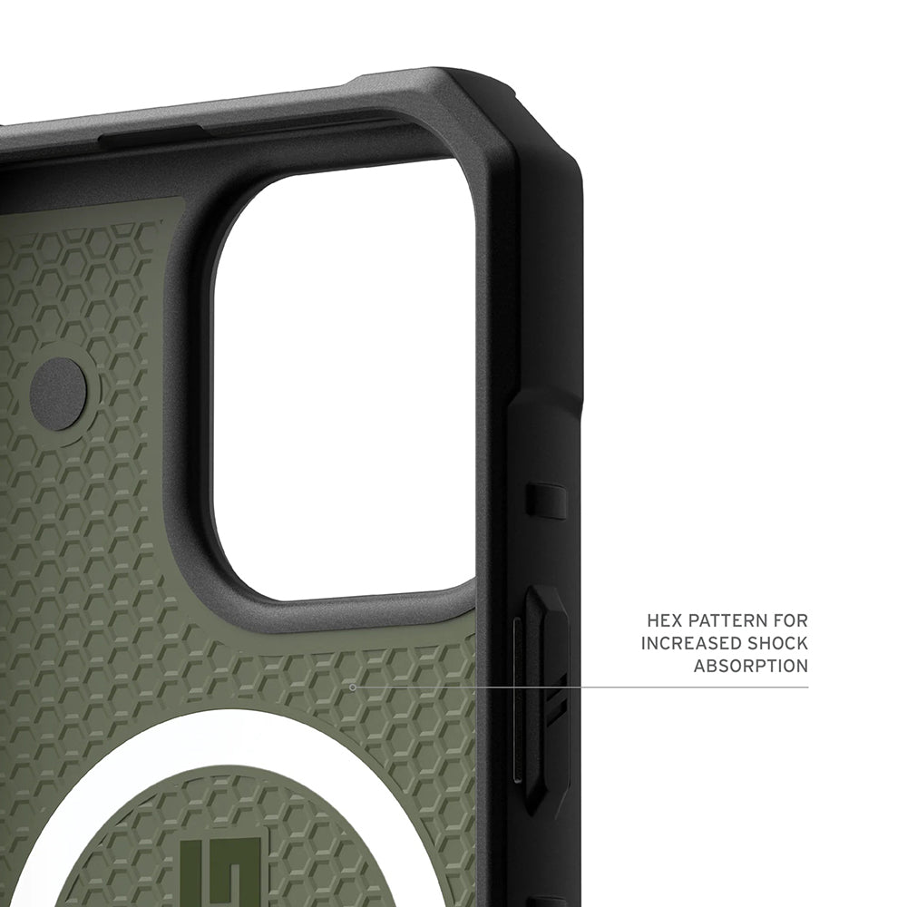 Funda MagSafe para Apple iPhone 17 Pro, Urban Armor Gear, Pathfinder, Verde