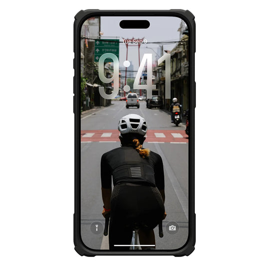 Funda MagSafe para Apple iPhone 17 Pro, Urban Armor Gear, Plasma XTE, Negra Transparente