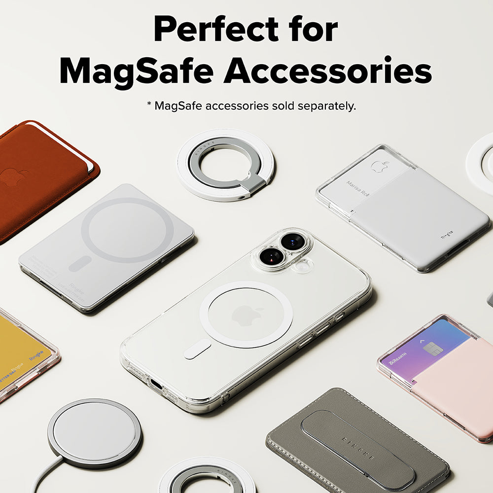 MagSafe Case for Apple iPhone 17, Ringke, Fusion, Matte Transparent