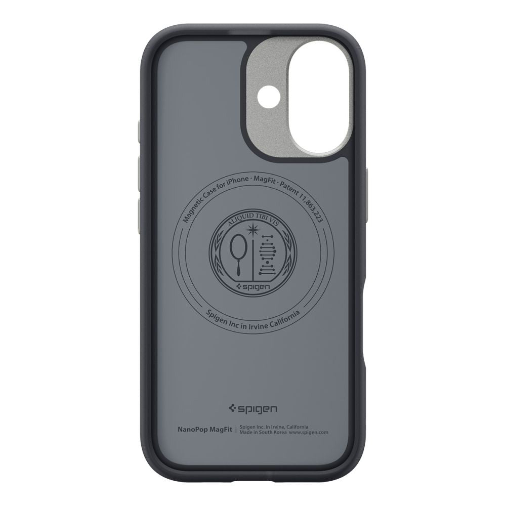 Funda MagSafe para Apple iPhone 17, Spigen, Caseology Nano Pop, Negra ACS10366