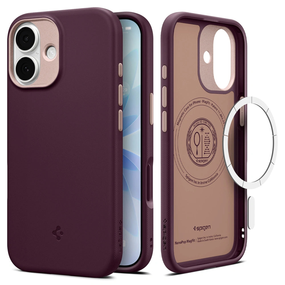 Funda MagSafe para Apple iPhone 17, Spigen, Caseology Nano Pop, Visinie ACS10365