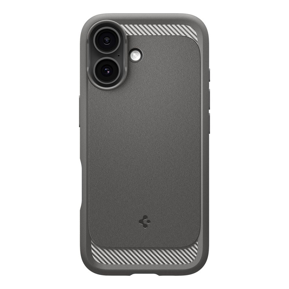Funda MagSafe para Apple iPhone 17, Spigen, Rugged Armor, Gris