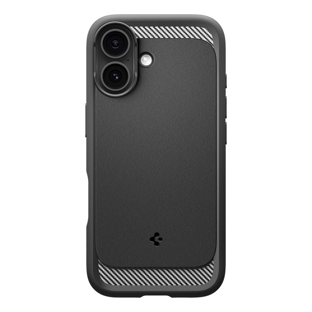 Funda MagSafe para Apple iPhone 17, Spigen, Rugged Armor, Negra Mate ACS10367