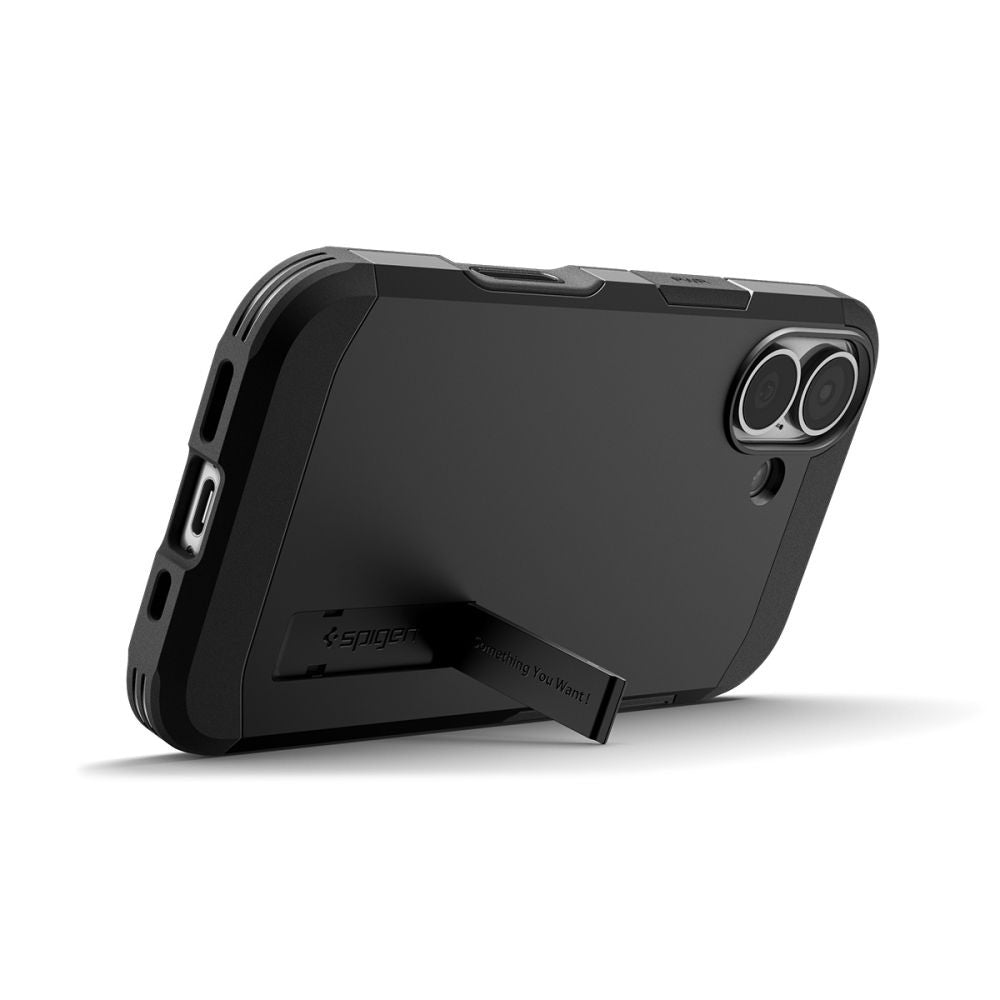 Funda MagSafe para Apple iPhone 17, Spigen, Tough Armor T, Negra ACS10391