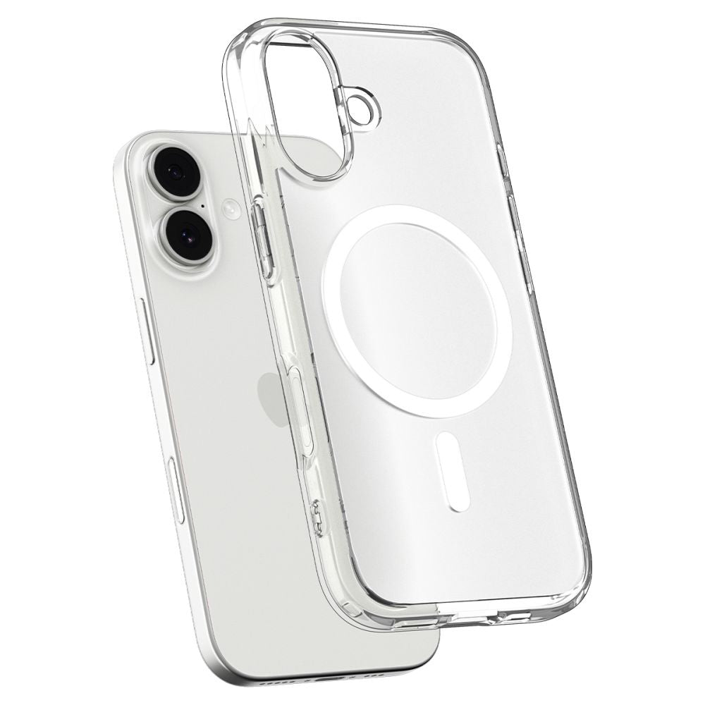 Funda MagSafe para Apple iPhone 17, Spigen, Ultra Hybrid, Blanco Satinado
