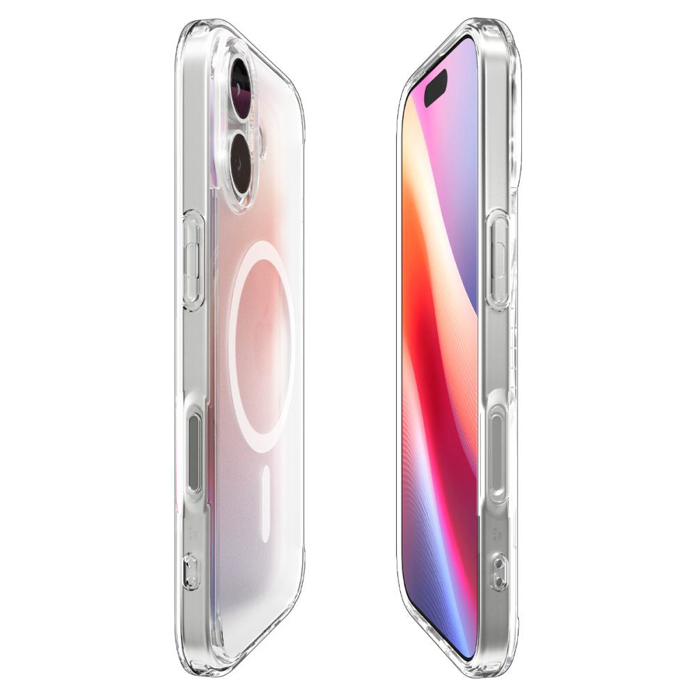 Funda MagSafe para Apple iPhone 17, Spigen, Ultra Hybrid, Blanco Satinado