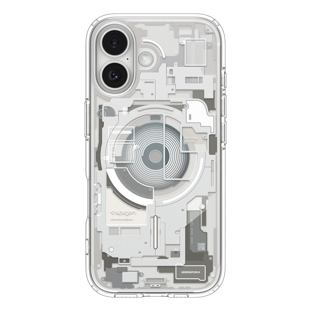 Funda MagSafe para Apple iPhone 17, Spigen, Ultra Hybrid Zero One, Beige ACS10386