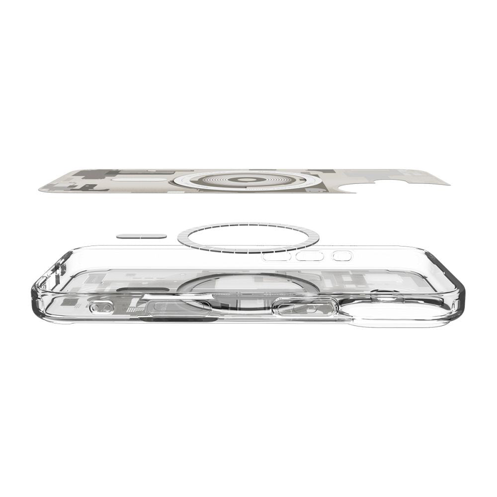 Funda MagSafe para Apple iPhone 17, Spigen, Ultra Hybrid Zero One, Beige ACS10386