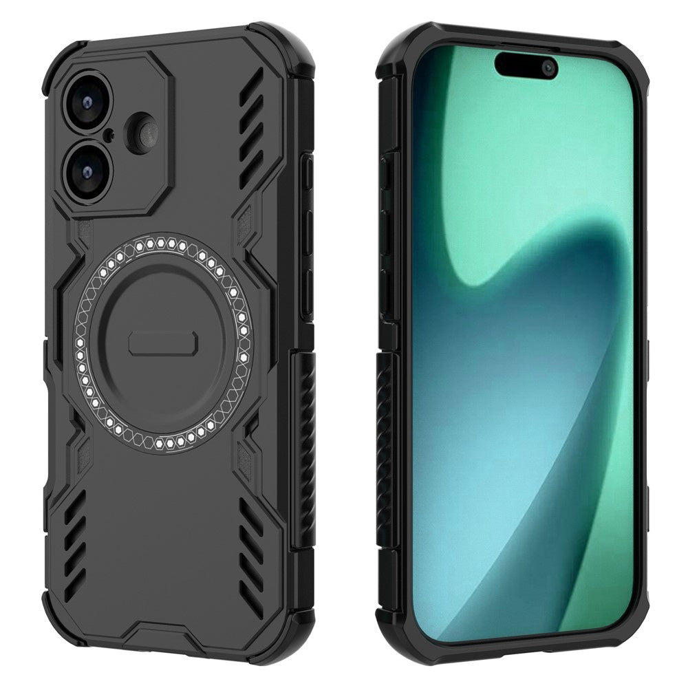 Funda MagSafe para Apple iPhone 17, Techsuit, ArmorMag, Negra