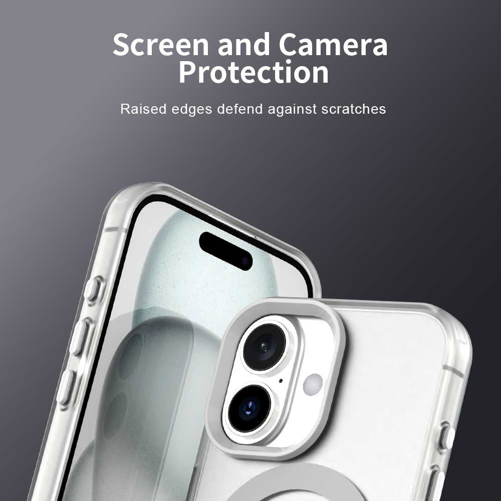 Funda MagSafe para Apple iPhone 17, Techsuit, CandyCase, Blanca