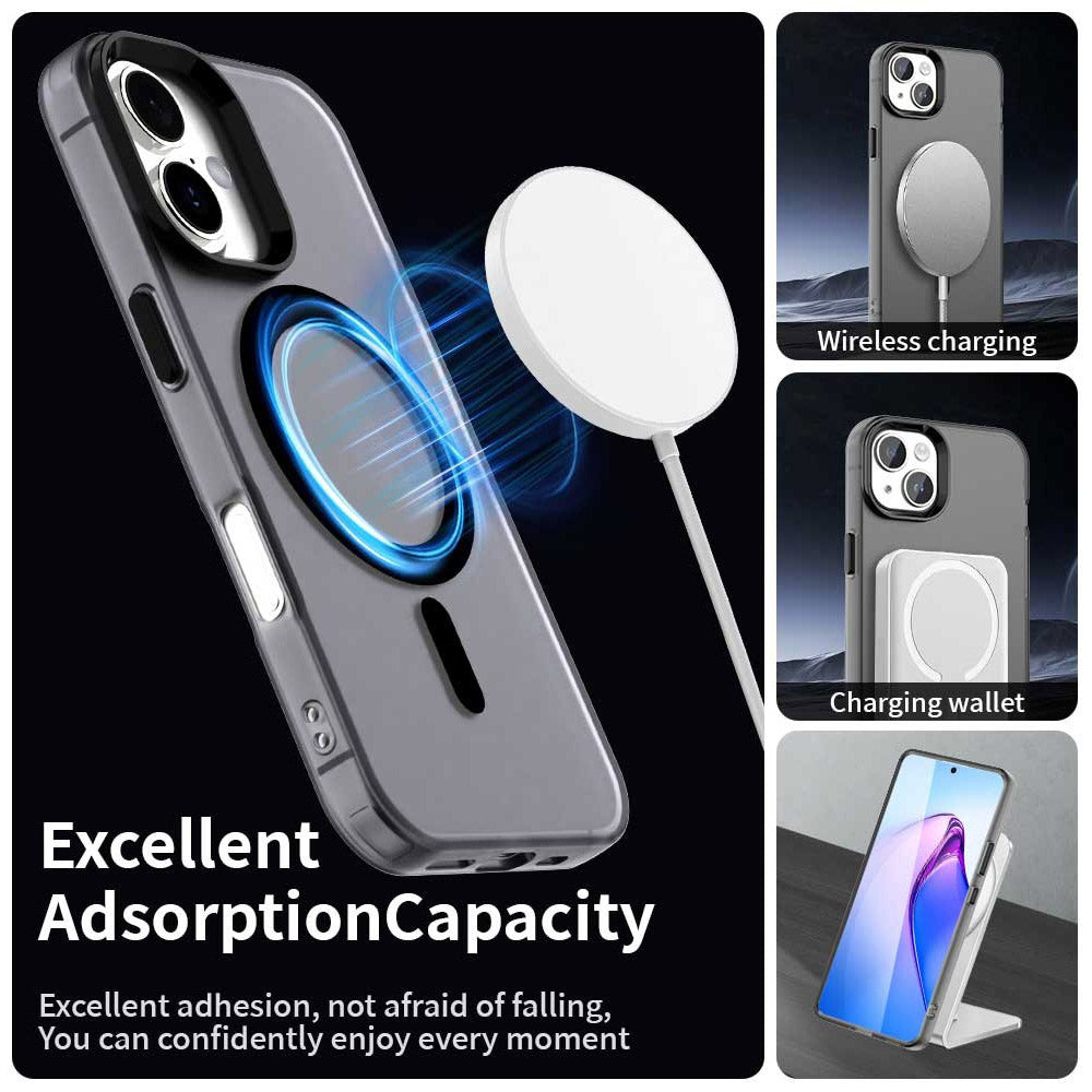 Funda MagSafe para Apple iPhone 17, Techsuit, CandyCase, Negra