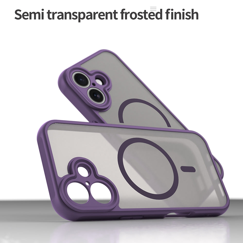 Funda MagSafe para Apple iPhone 17, Techsuit, HaloFrost II, Morado