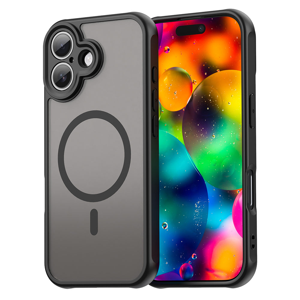 Funda MagSafe para Apple iPhone 17, Techsuit, HaloFrost II, Negra