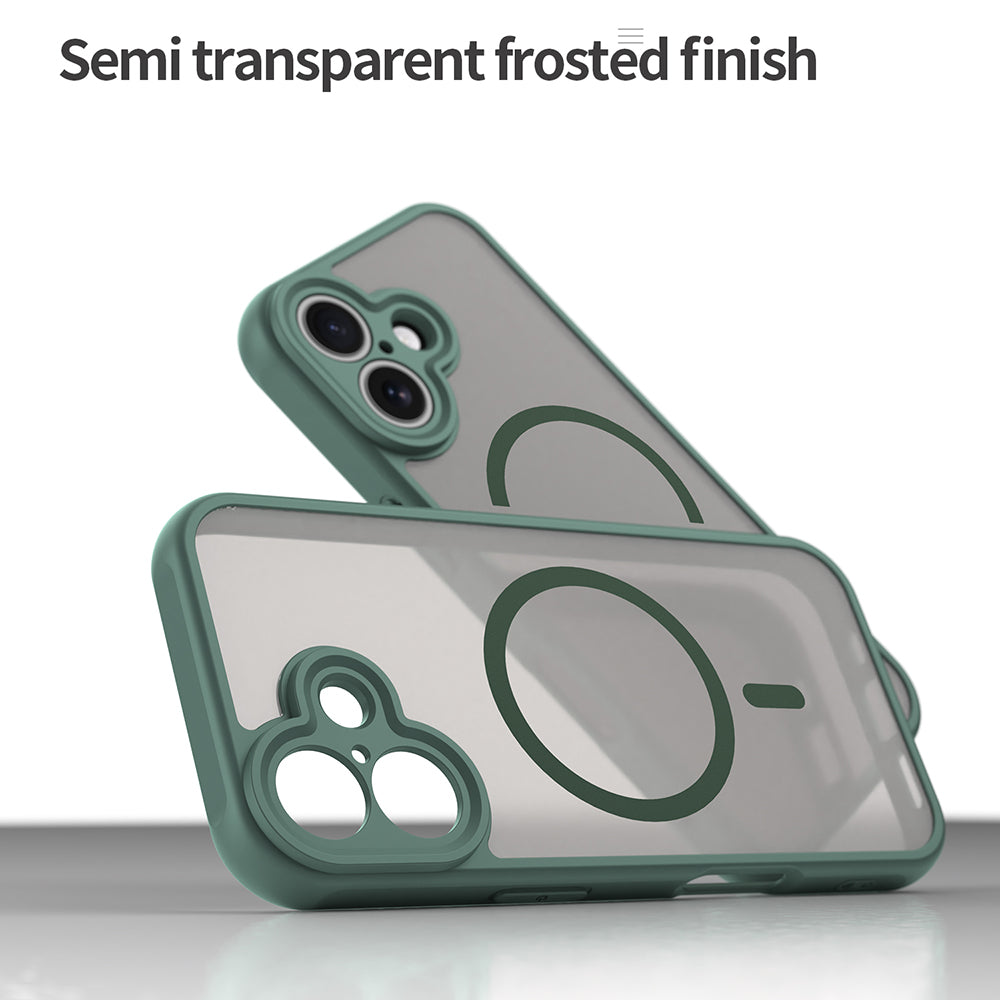 Funda MagSafe para Apple iPhone 17, Techsuit, HaloFrost II, Verde