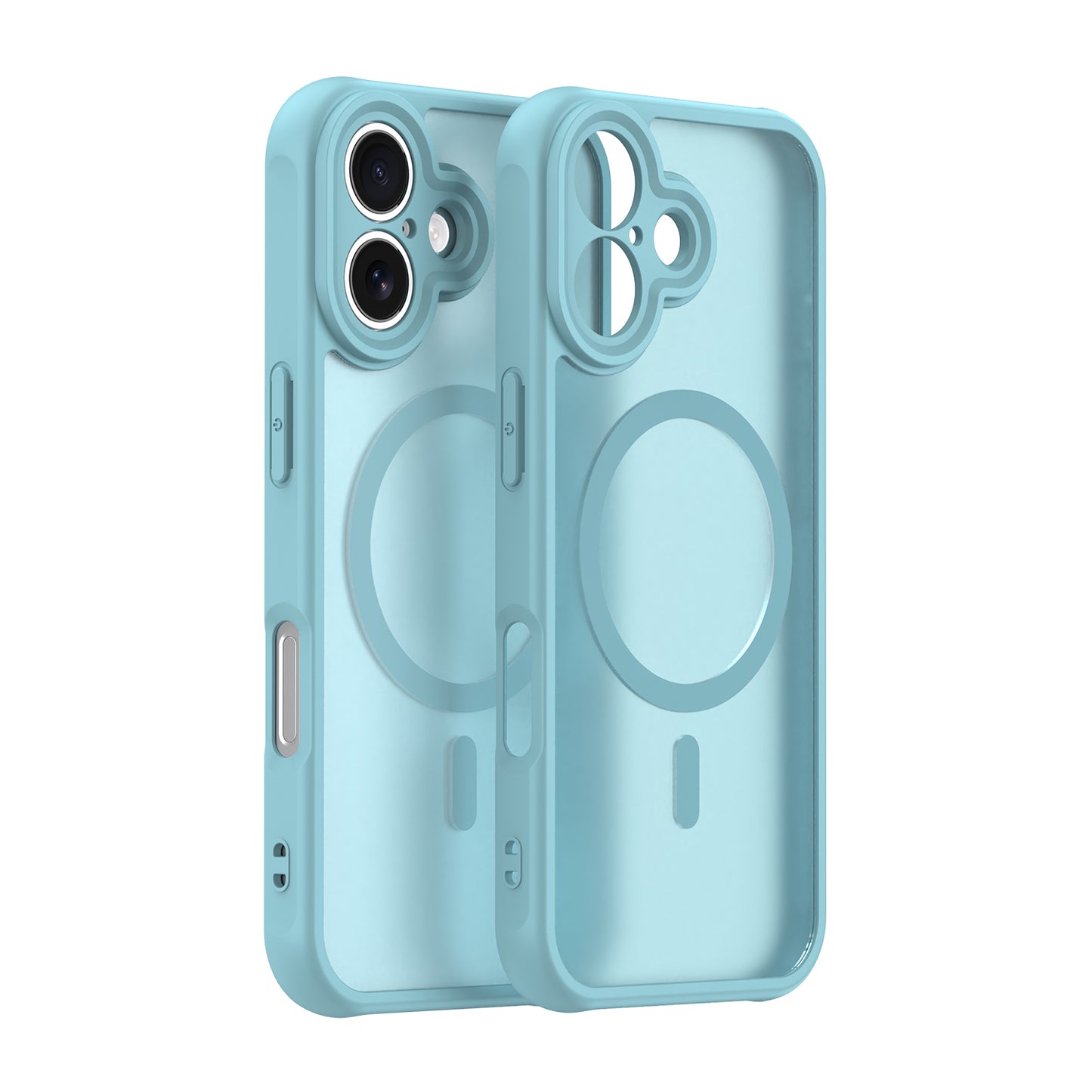 MagSafe Case for Apple iPhone 17, Techsuit, HaloFrost II, Light Green