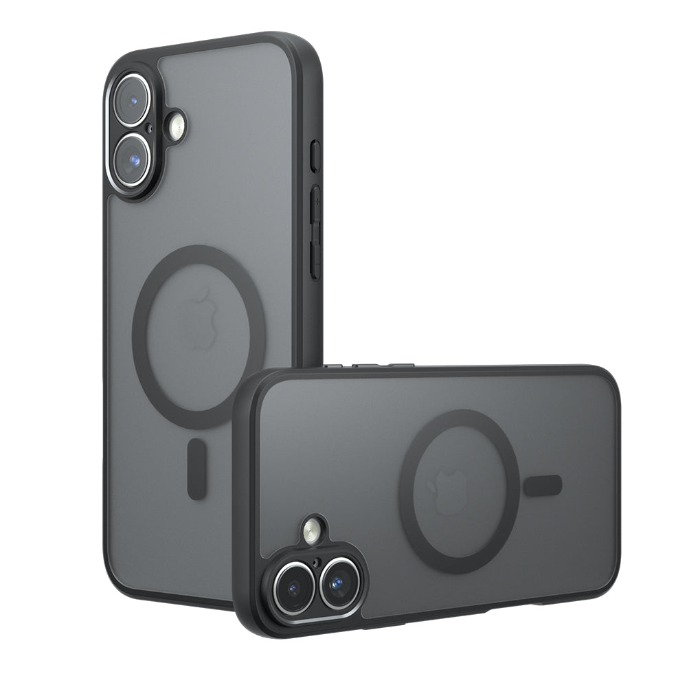Funda MagSafe para Apple iPhone 17, Techsuit, PureFrost, Negra Satinada