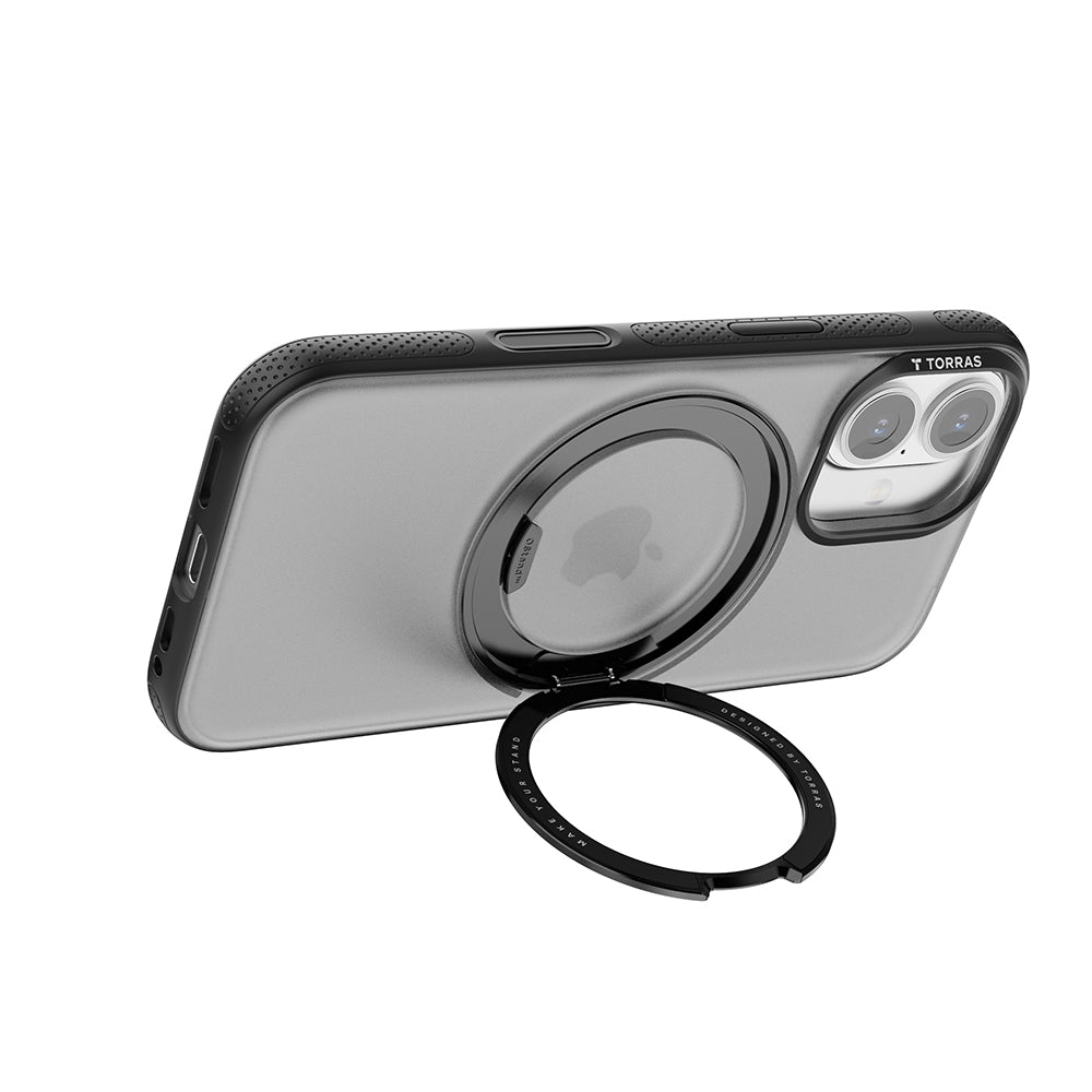 Funda MagSafe para Apple iPhone 17, Torras, Ostand R Fitness, Transparente