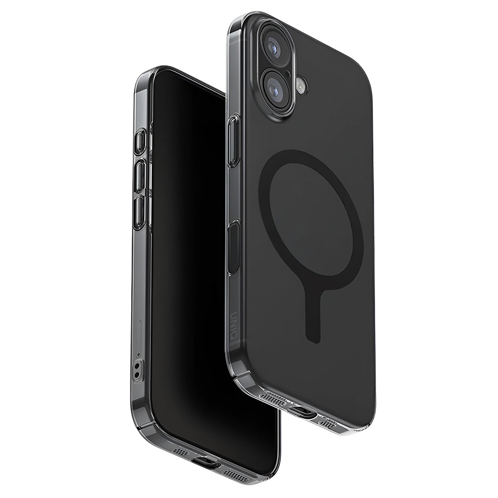 Funda MagSafe para Apple iPhone 17, UNIQ, AirSuit MagClick, Negra