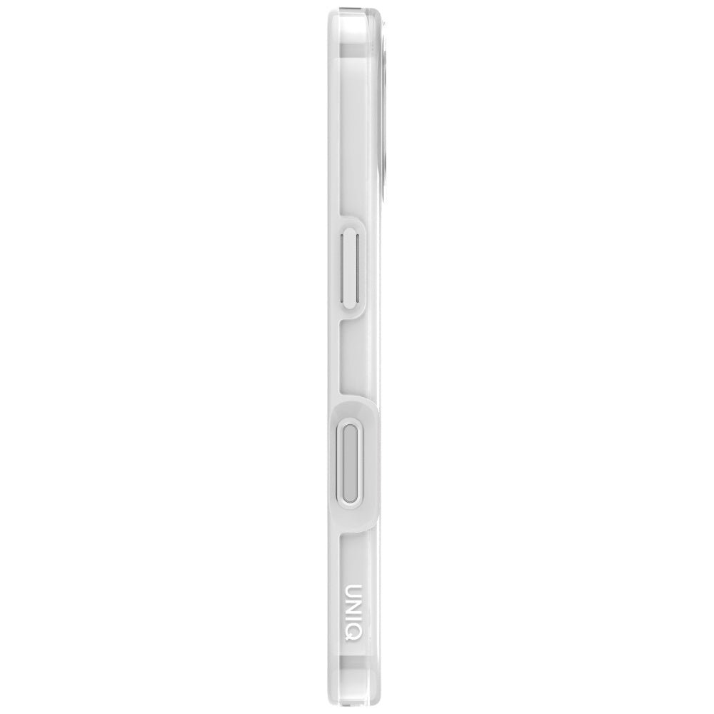 Funda MagSafe para Apple iPhone 17, UNIQ, Clario MagClick, Transparente