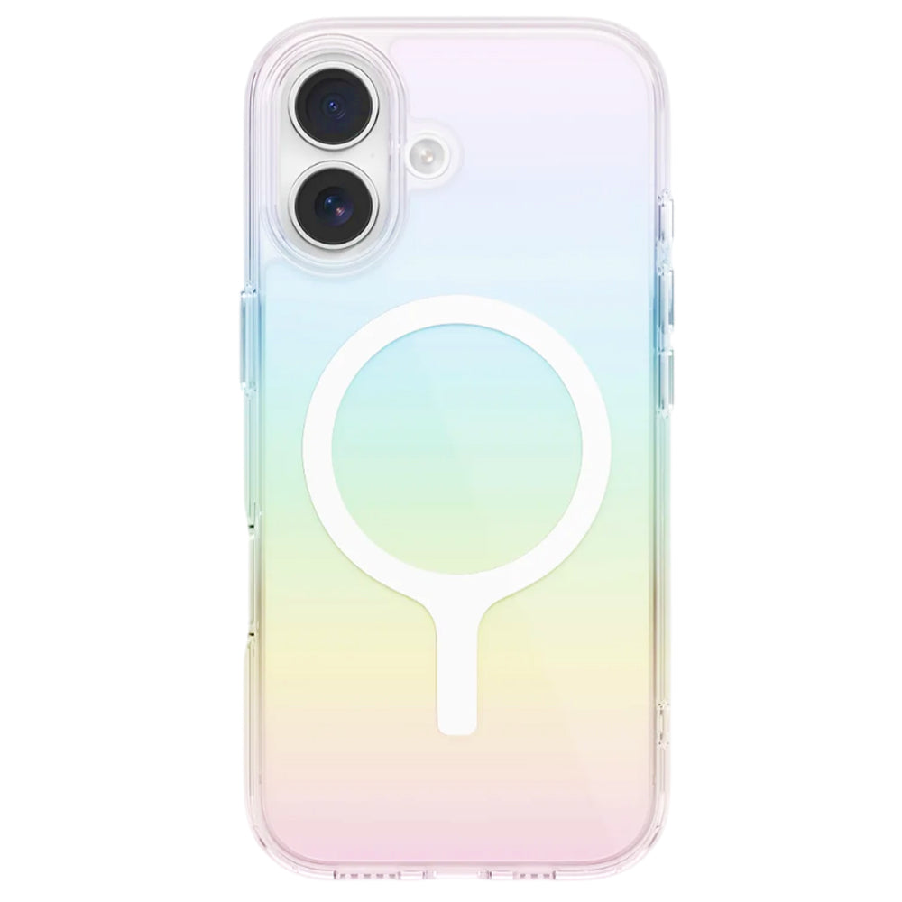 Funda MagSafe para Apple iPhone 17, UNIQ, Iridescia MagClick, Multicolor