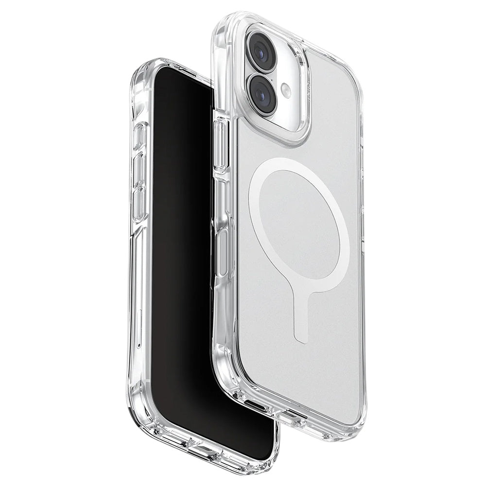 Funda MagSafe para Apple iPhone 17, UNIQ, LifePro Xtreme MagClick, Transparente