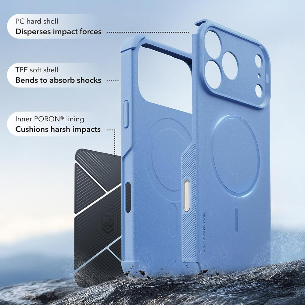 Funda MagSafe para Apple iPhone 18 Pro / 17 Pro, ESR, Cyber, Azul