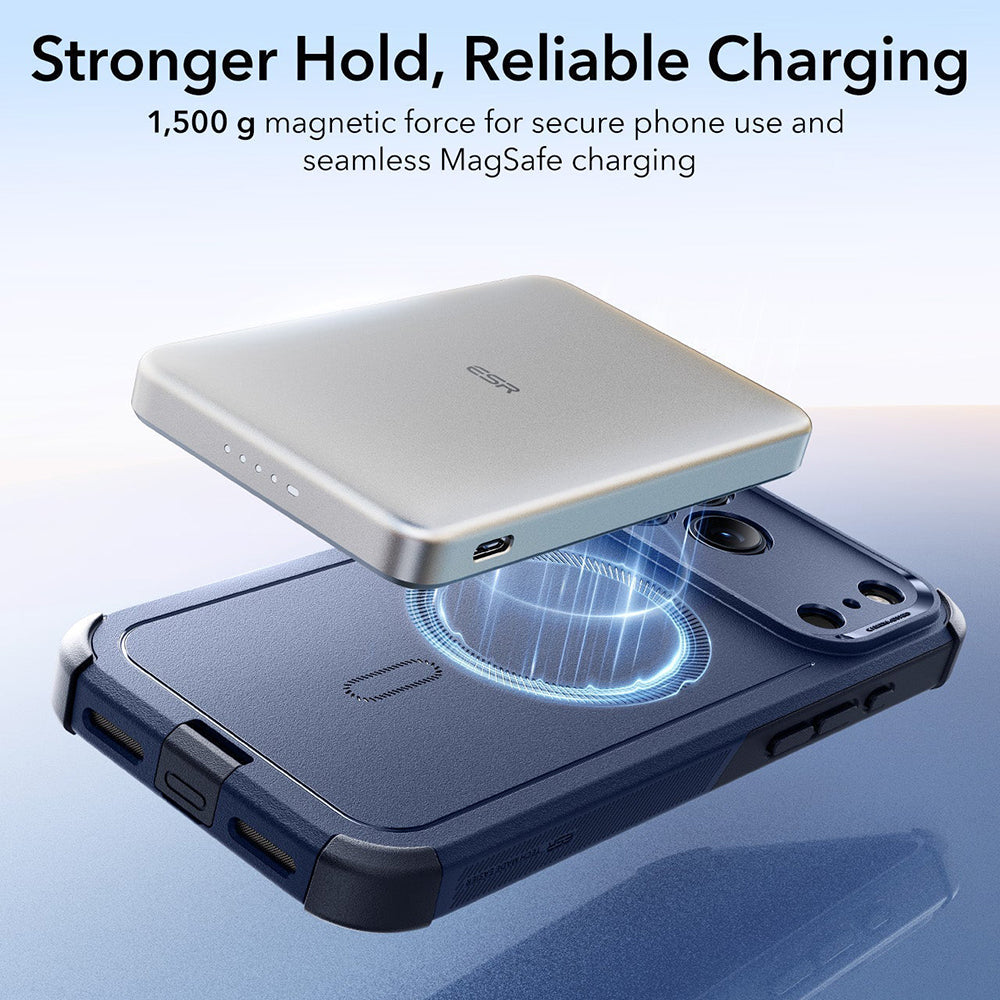 Funda MagSafe para Apple iPhone 18 Pro / 17 Pro, ESR, Cyber, Azul marino