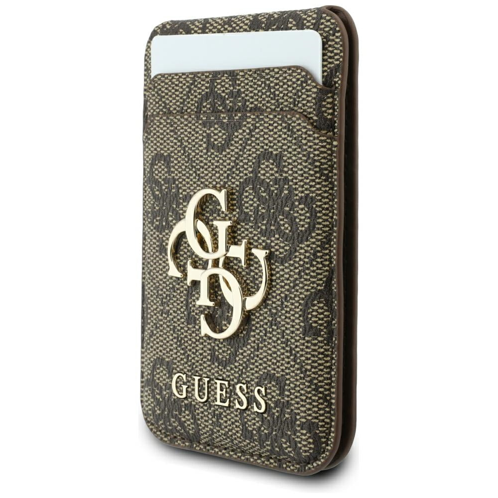 Funda MagSafe para Apple iPhone 18 Pro / 17 Pro, Guess, 4G Cardslot, marrón