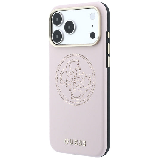 Funda MagSafe para Apple iPhone 18 Pro / 17 Pro, Guess, Perforada 4G, Rosa