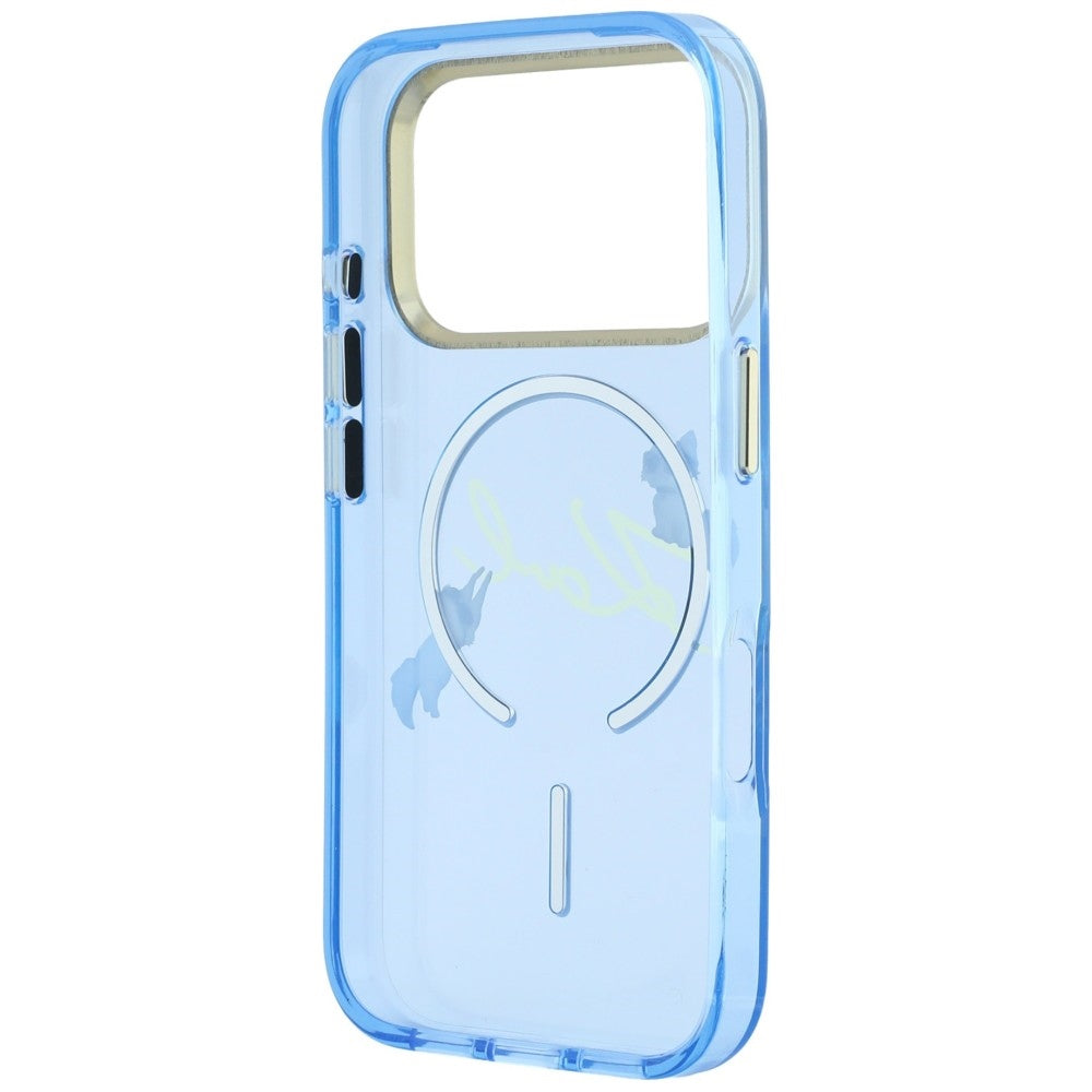 Funda MagSafe para Apple iPhone 18 Pro / 17 Pro, Karl Lagerfeld, IML Karl Script Logo, Azul