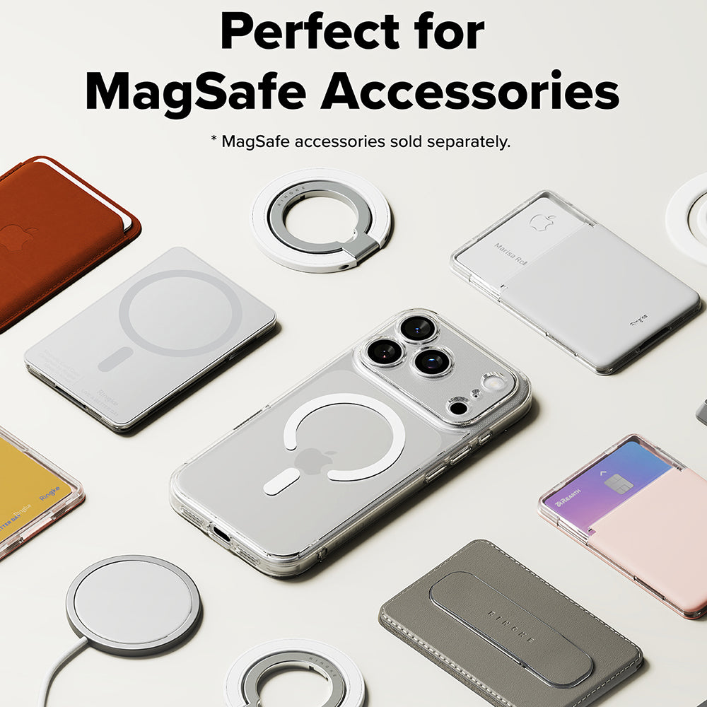 Funda MagSafe para Apple iPhone 18 Pro / 17 Pro, Ringke, Fusion, Transparente
