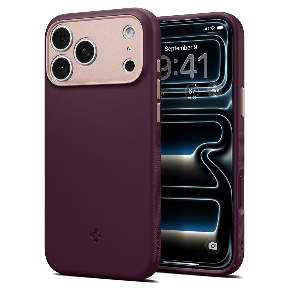 Funda MagSafe para Apple iPhone 18 Pro / 17 Pro, Spigen, Caseology Nano Pop, Vino ACS12179