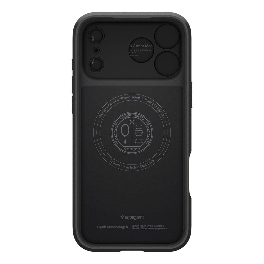 Funda MagSafe para Apple iPhone 18 Pro / 17 Pro, Spigen, Optik Armor, Negra ACS09953