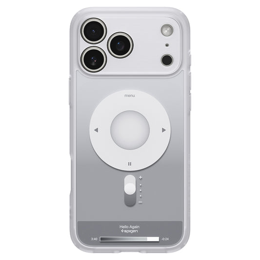 Funda MagSafe para Apple iPhone 18 Pro / 17 Pro, Spigen, Ultra Hybrid Classic, Plateada ACS12167